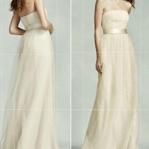 Bnwt Vera Wang ivory dress
